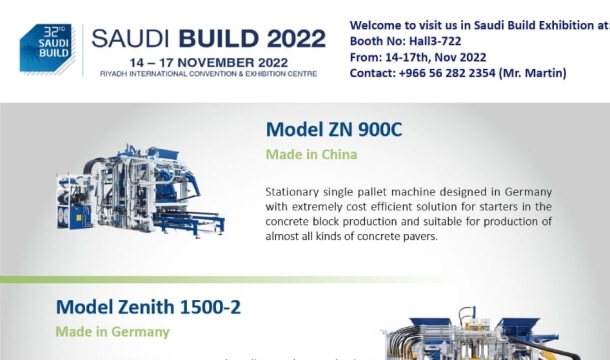 QGM Block Machine zal Saudi 2022 bouwen