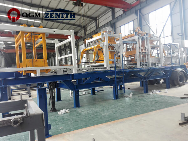 QGM NIEUWE ZN900C mobiele baksteenvervaardigingsmachine in Nanjing, China