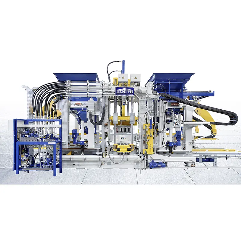 Automatische machine voor het maken van betonblokken