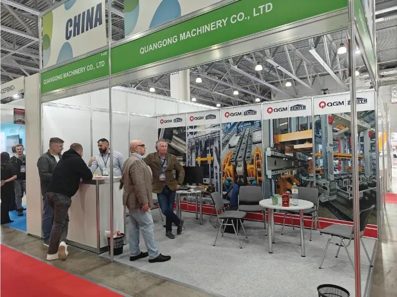 Focus op de Euraziatische infrastructuurmarkt: Quangong Machinery Co., Ltd. exposeert op de Russische CTT EXPO